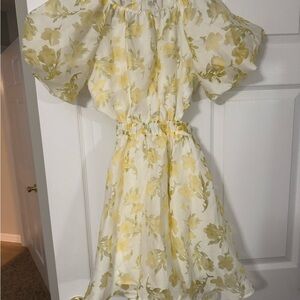 Floral Off-Shoulder Dress